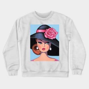 Pearl Earrings Crewneck Sweatshirt